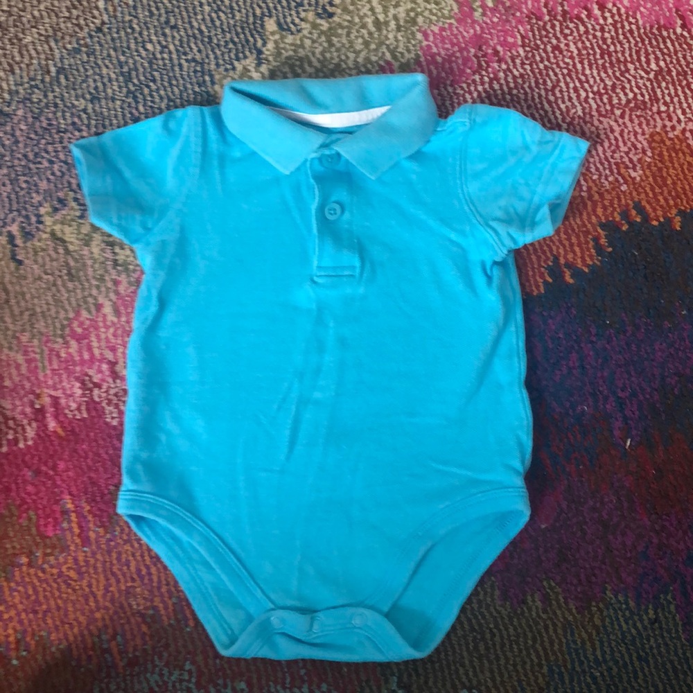 9 month polo onesie